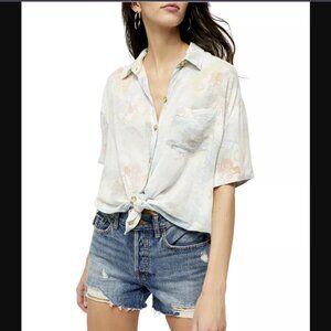 -PRE LOVED- WE THE FREE SHARE GOOD VIBES TOP SZ L